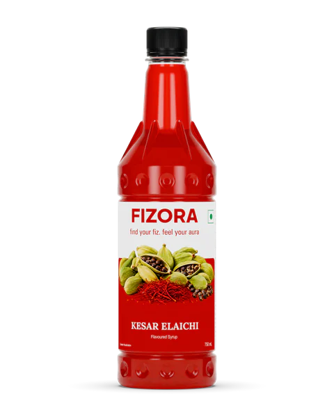 FIZORA Kesar Elaichi flavoured syrup, 750 ml
