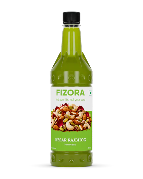 FIZORA Kesar Rajbhog flavoured syrup, 750 ml