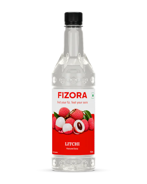 FIZORA Litchi flavoured syrup, 750 ml