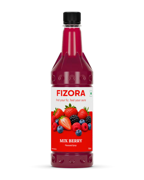 FIZORA Mix Berry flavoured syrup, 750 ml